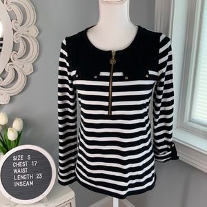 Anne Klein Sport Top with Roll Up Sleeves